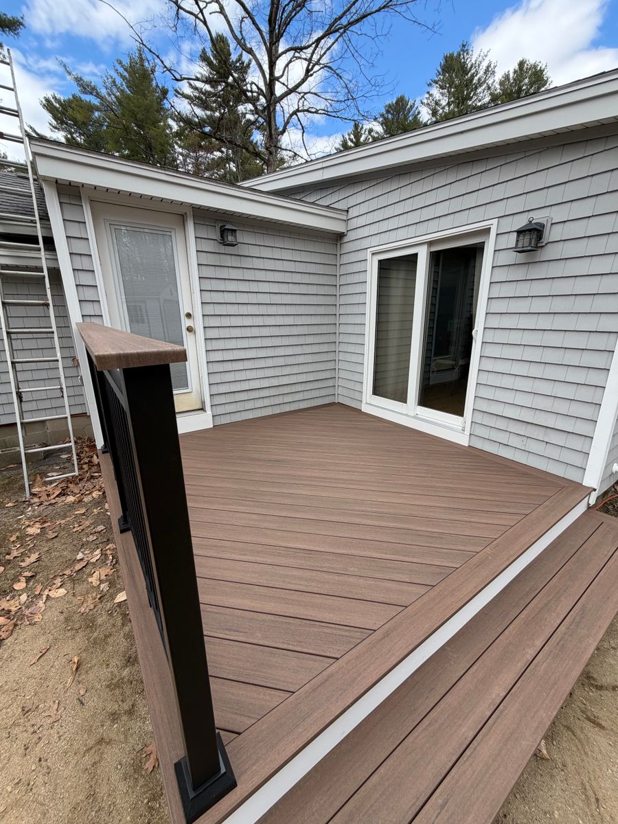 Deck & Patio Installation for Jetstream Construction in Gorham, ME