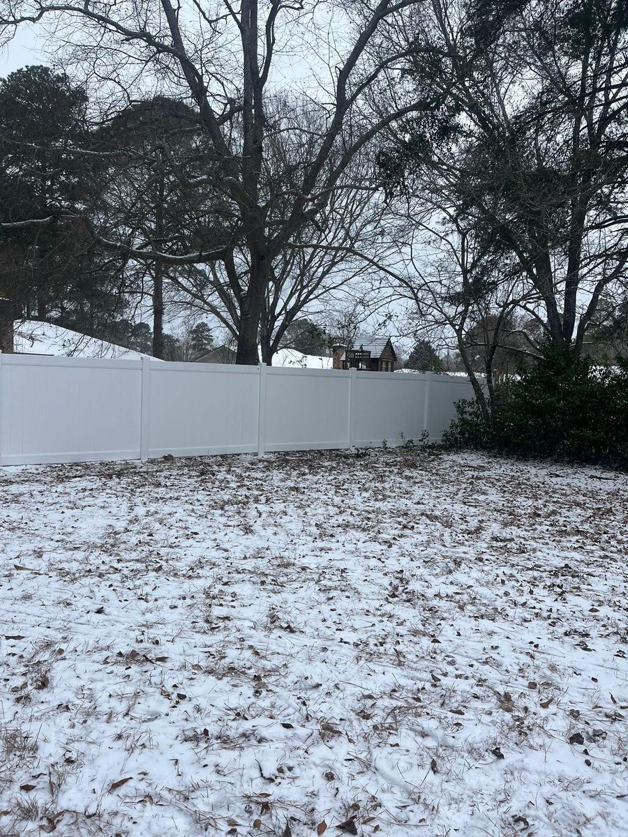 Fence Installation for JB Nealy Fence in Elgin, SC