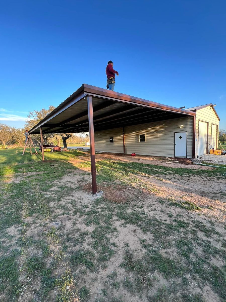 Barns for JG Welding & Construction Services in Weatherford, TX