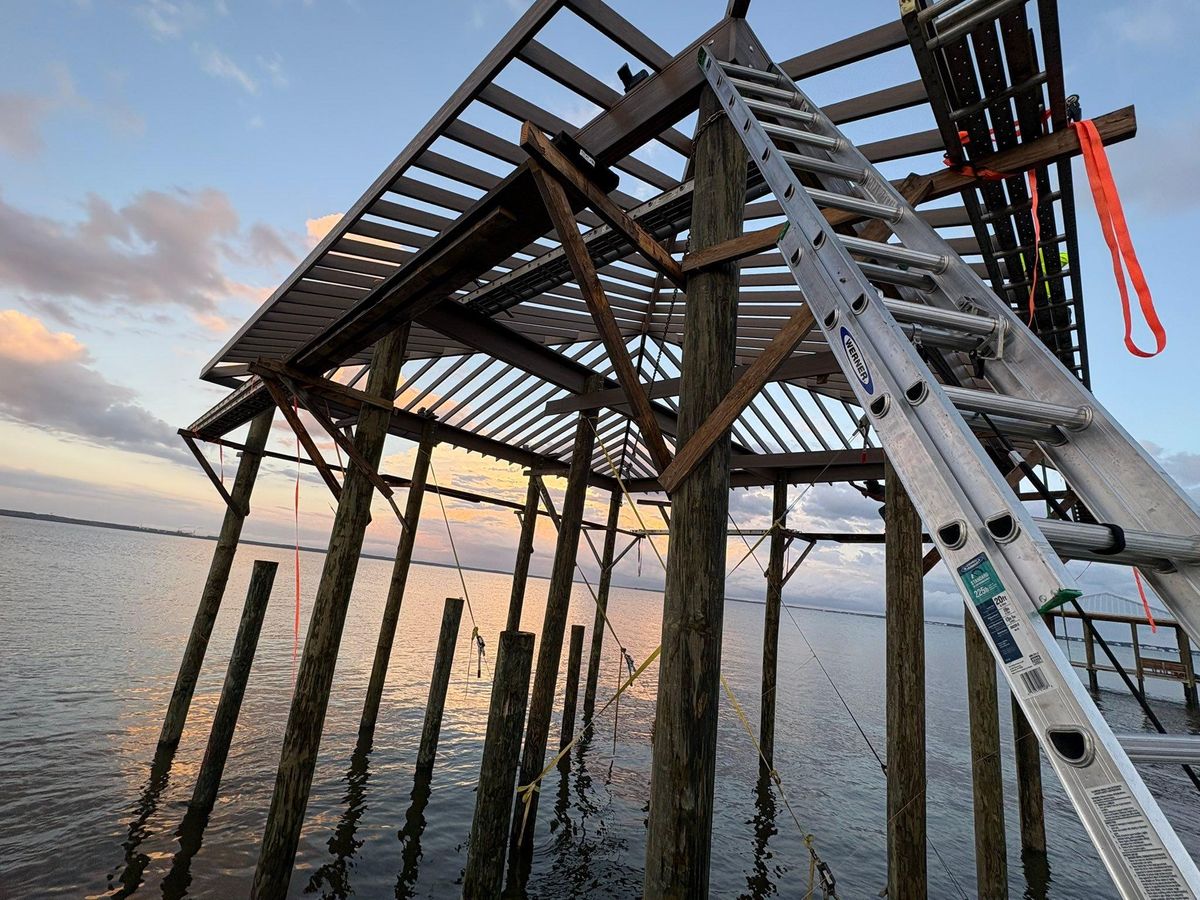 New Dock Construction for Coastal Marine Construction in Bay St. Louis, MS