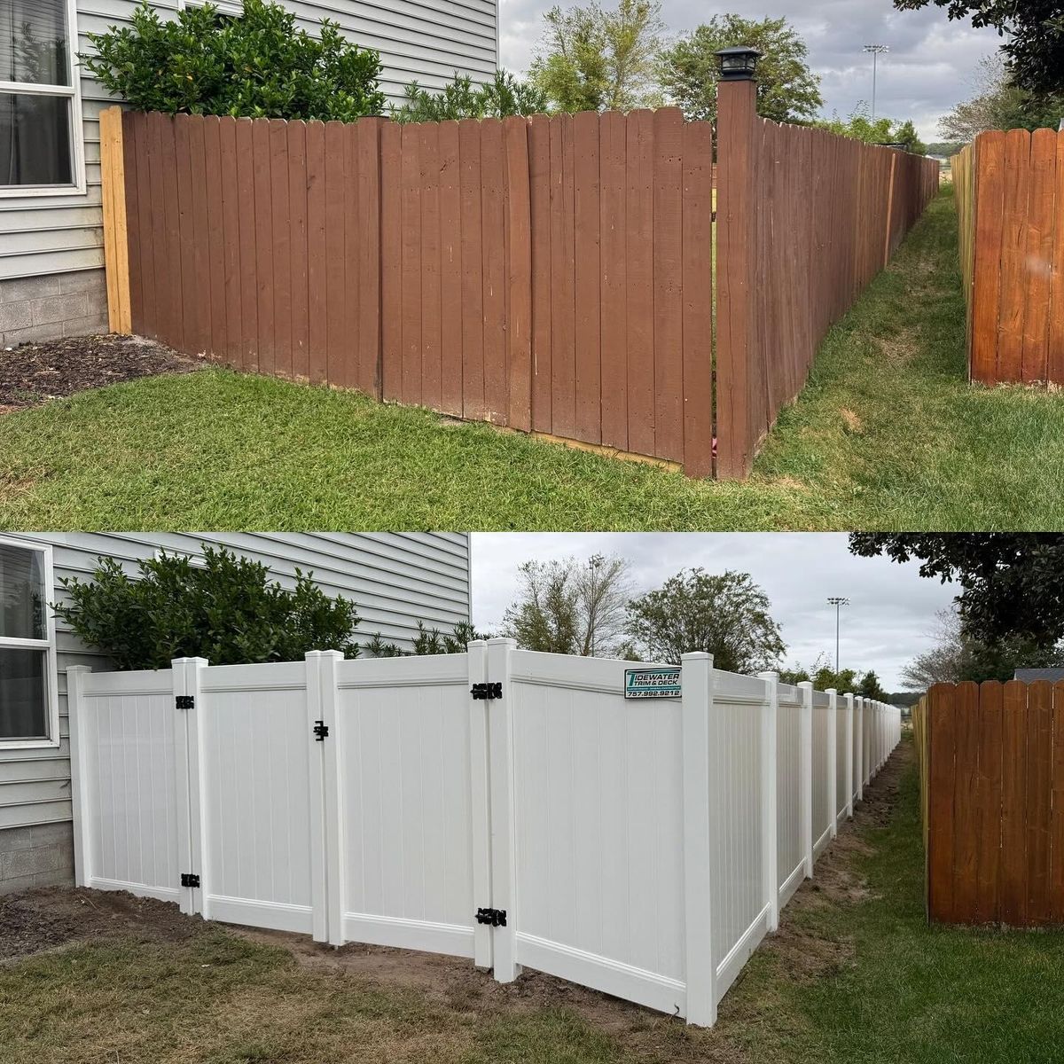 Wood Fencing for Tidewater Trim & Deck in Moyock, NC