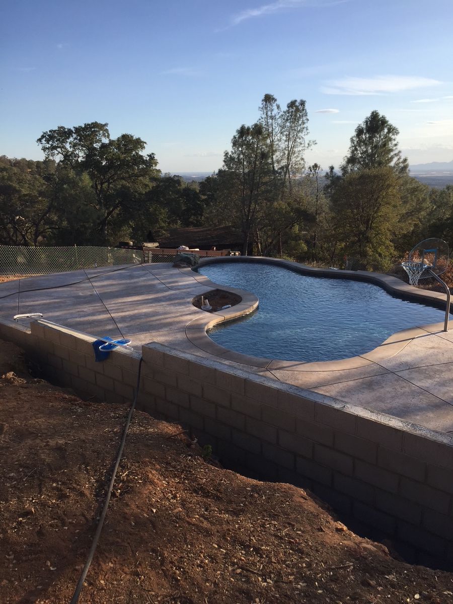 Custom Pool Construction for Western Pools Inc in Marysville, CA