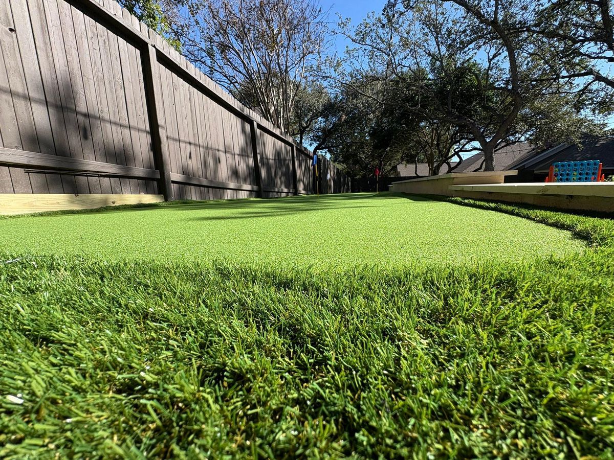 Turf Installation for Creative Edge Co. in San Antonio, TX