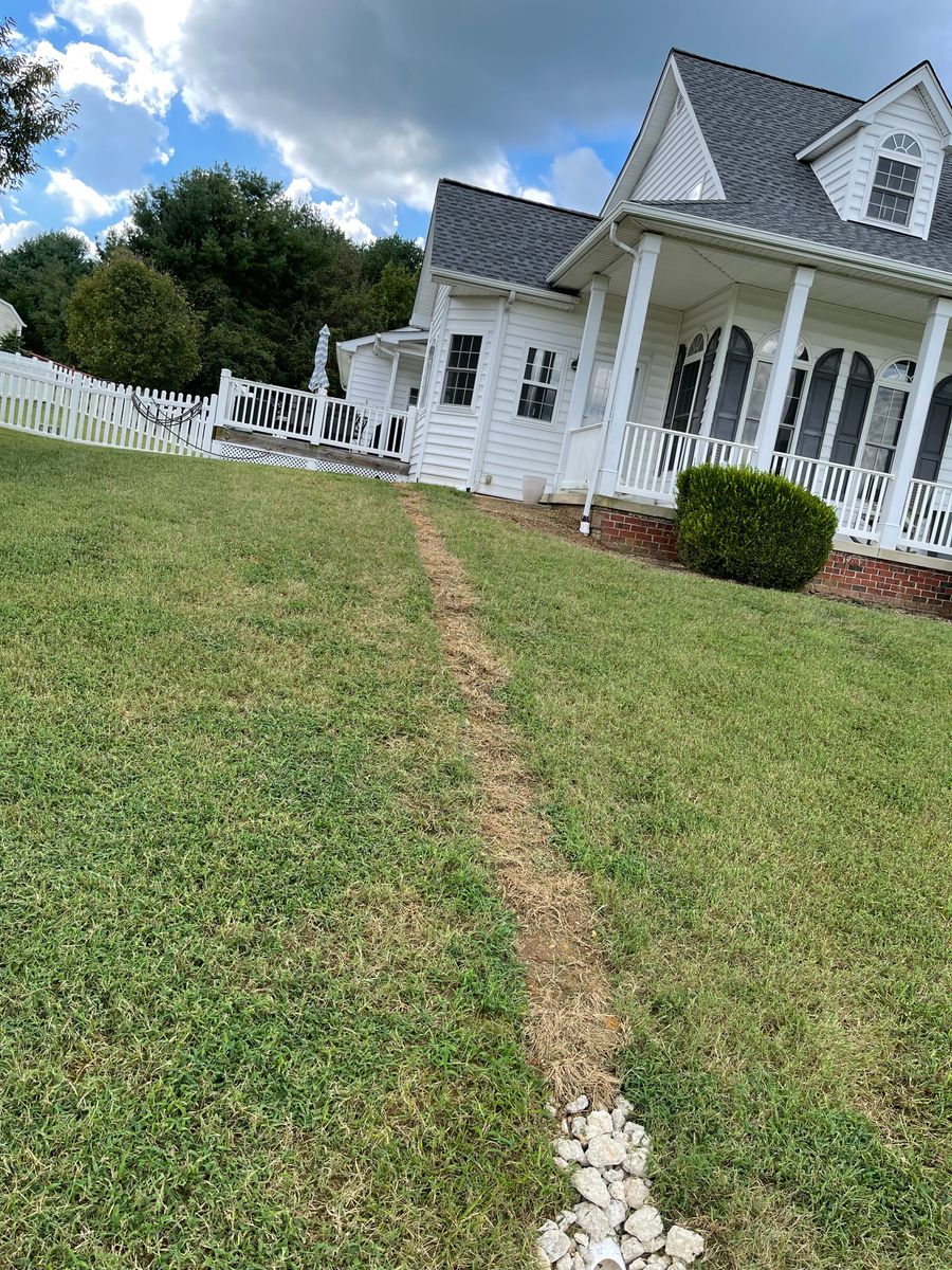 Drainage for Hurley's Cutz in Saint Leonard, MD