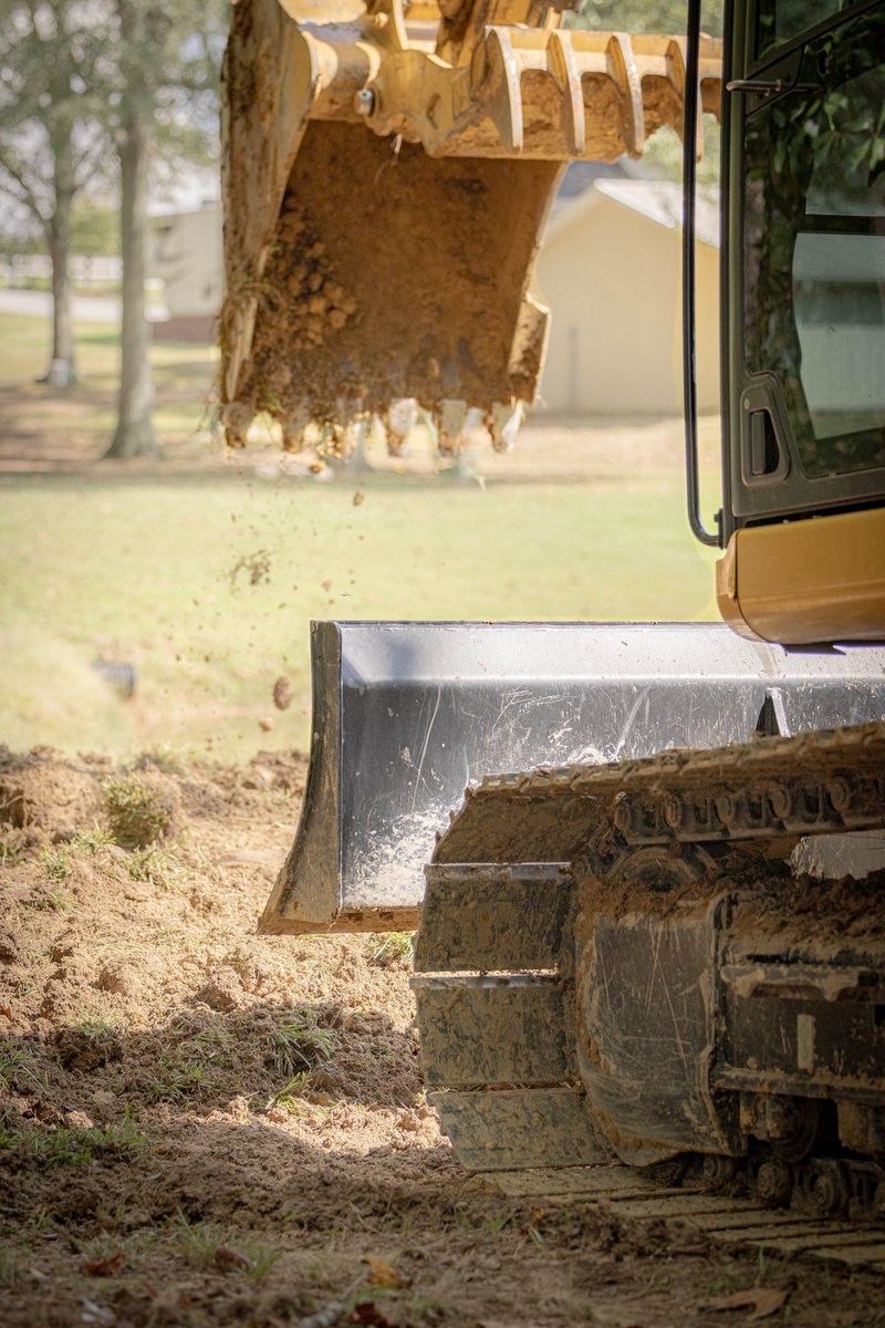 Excavation for Collins Constructors in Fyffe, AL