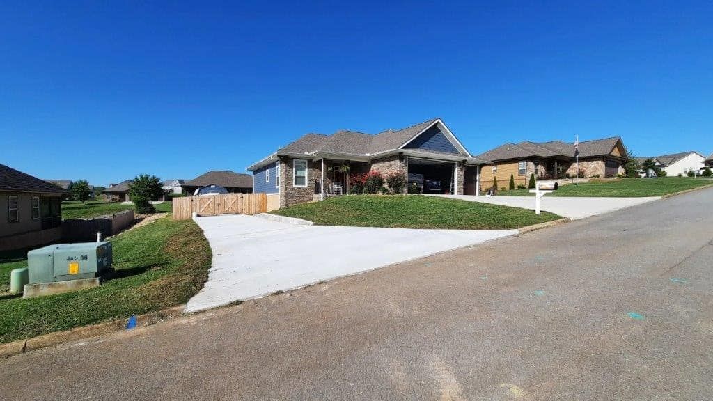 Grading & Excavating for Out of the Blue Concrete in Cocke County, TN