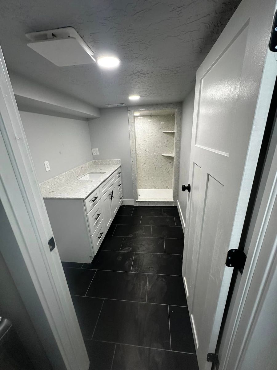 Bathroom Renovation for AKP Construction in Elwood, UT