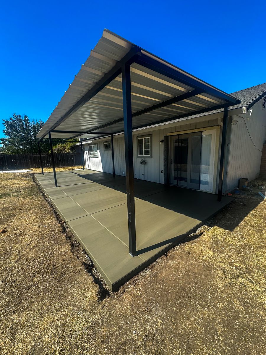 Patio Design & Installation for PREMIER CONCRETE CREATIONS in Stockton, CA