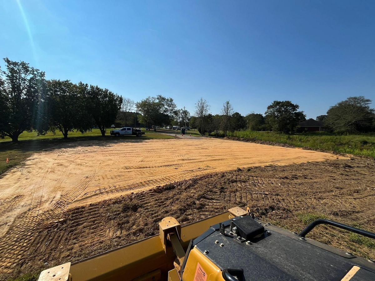 Excavation for Collins Constructors in Fyffe, AL