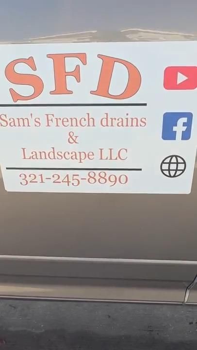 Drainage Design Consultations for Sam's French Drains and Landscape in Orlando, Florida