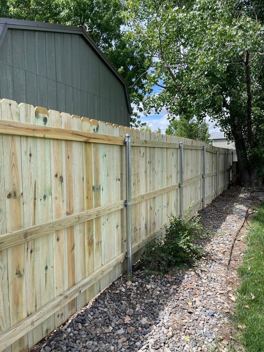 Fence Installation for DS Industries in Gillette, WY