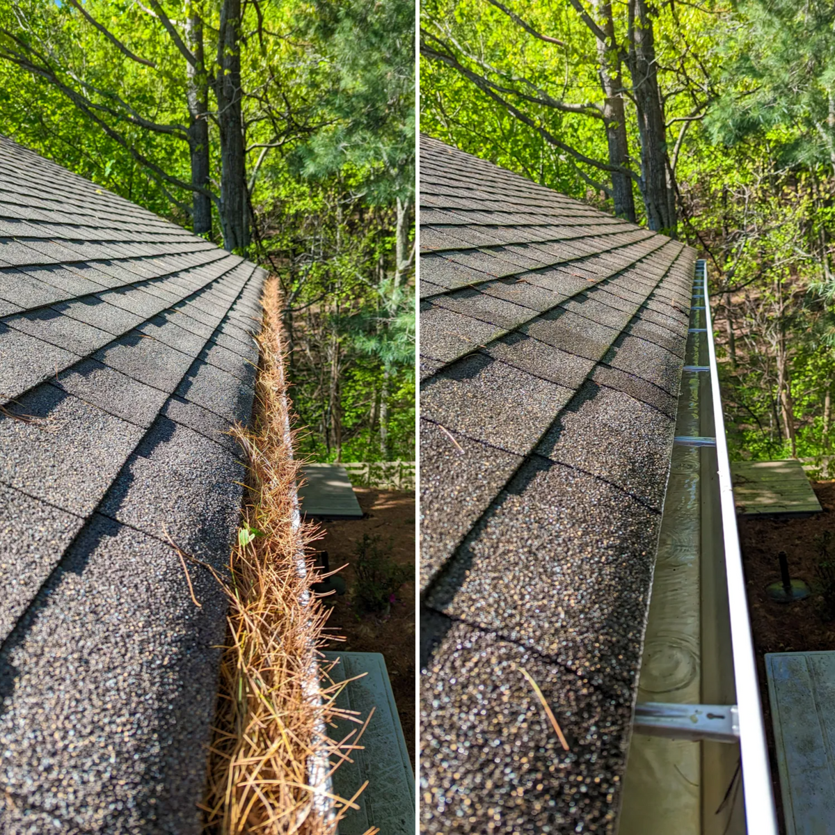 Gutter Debris Removal for Elite Wash LLC in Roanoke, Virginia