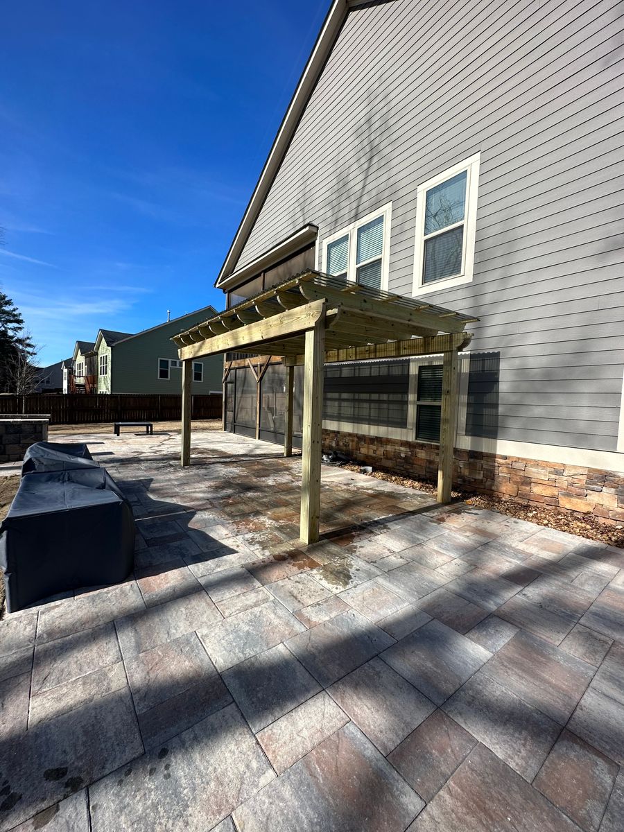 Natural Stone Hardscape for JDP Construction Group in McDonough, GA