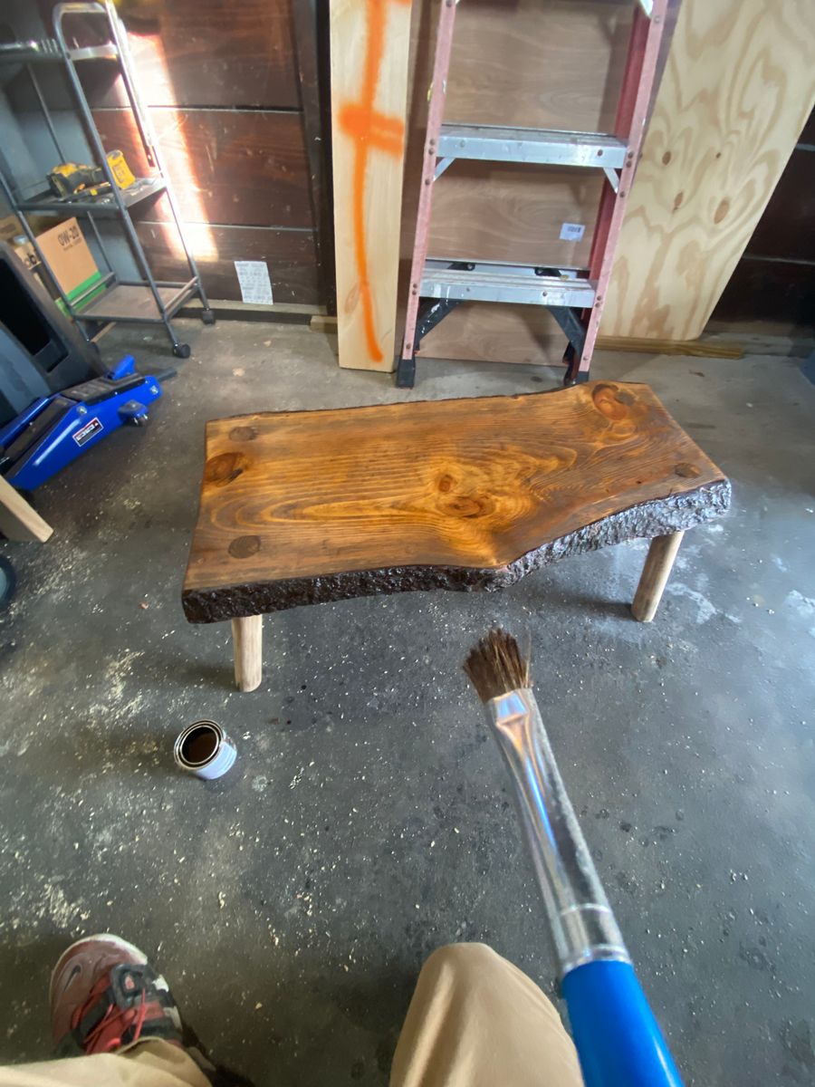 Staining for Clark co. Construction in Attleboro, MA