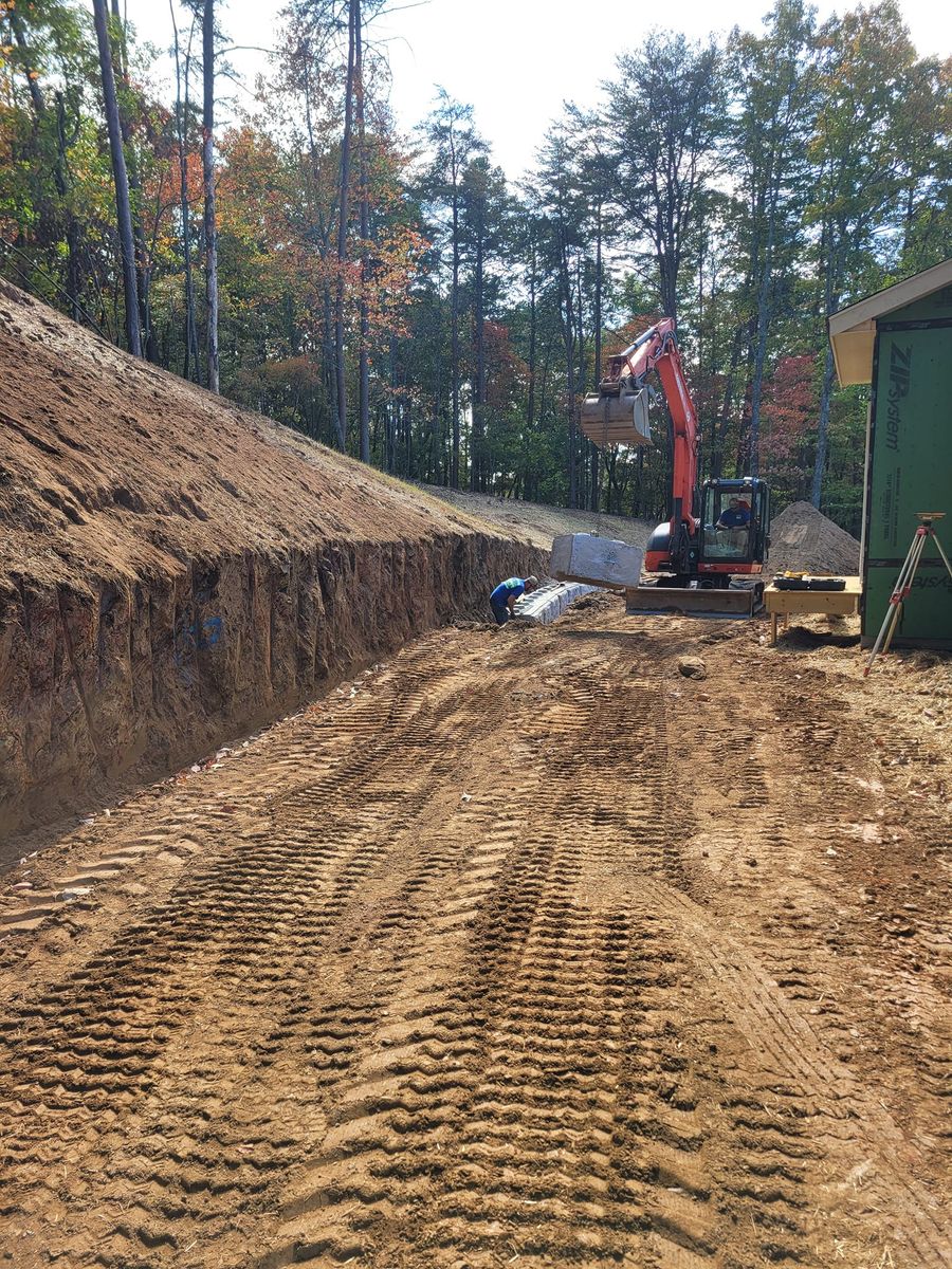 Foundation Digging for Bobcat Bob in Clermont, GA