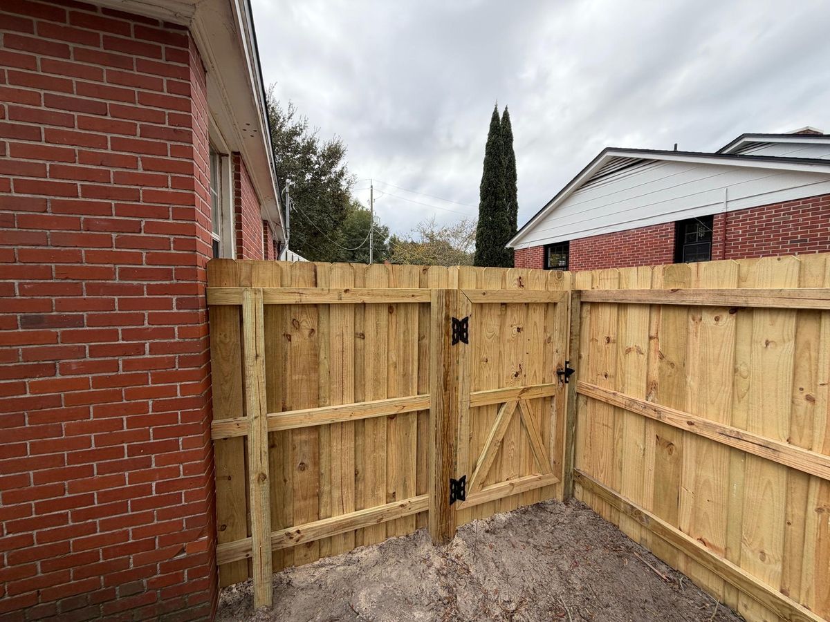 Fence Installation for K & A Landscaping, Inc. in Jacksonville, FL