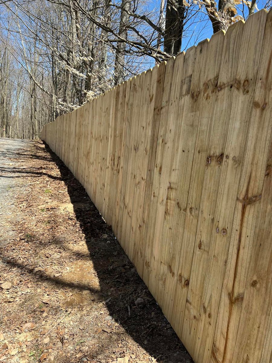 Fence Installation for Wood Home Creations in Carbondale, PA