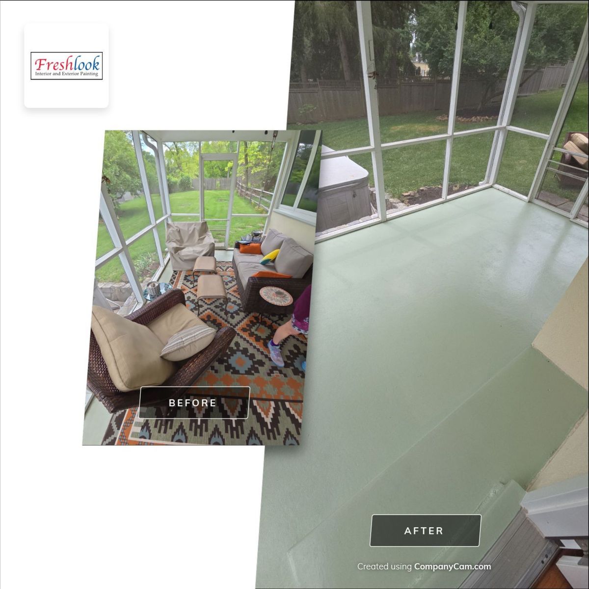 Trim Painting for Freshlook Painting LLC in Springfield, PA