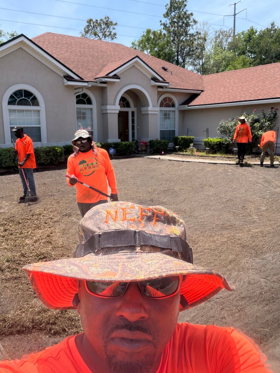 Sodding for All of the Above Landscaping in Orange Park, FL