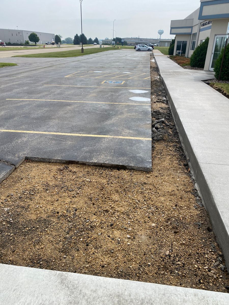 Driveway Install for TDC Excavating in Dubuque, IA