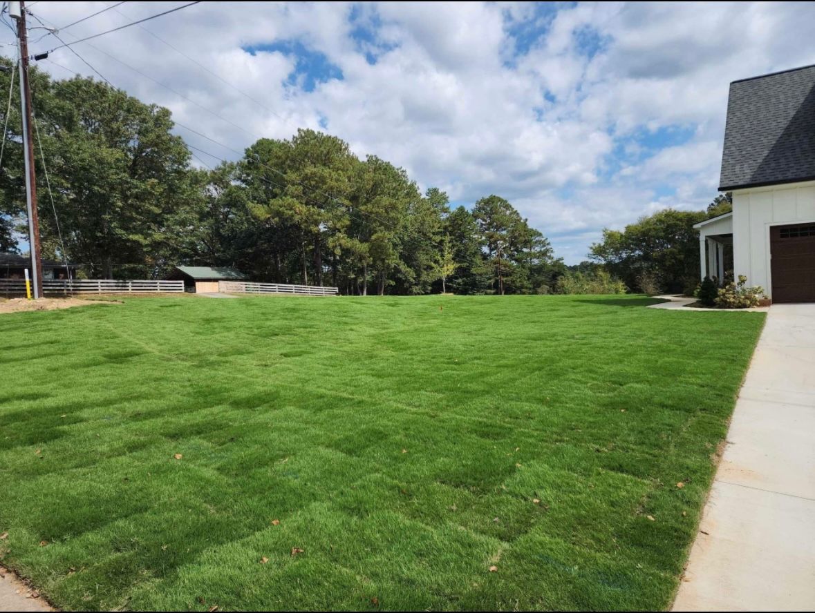 Sod Installation for Taylormade Lawn Management in Clarkesville, GA