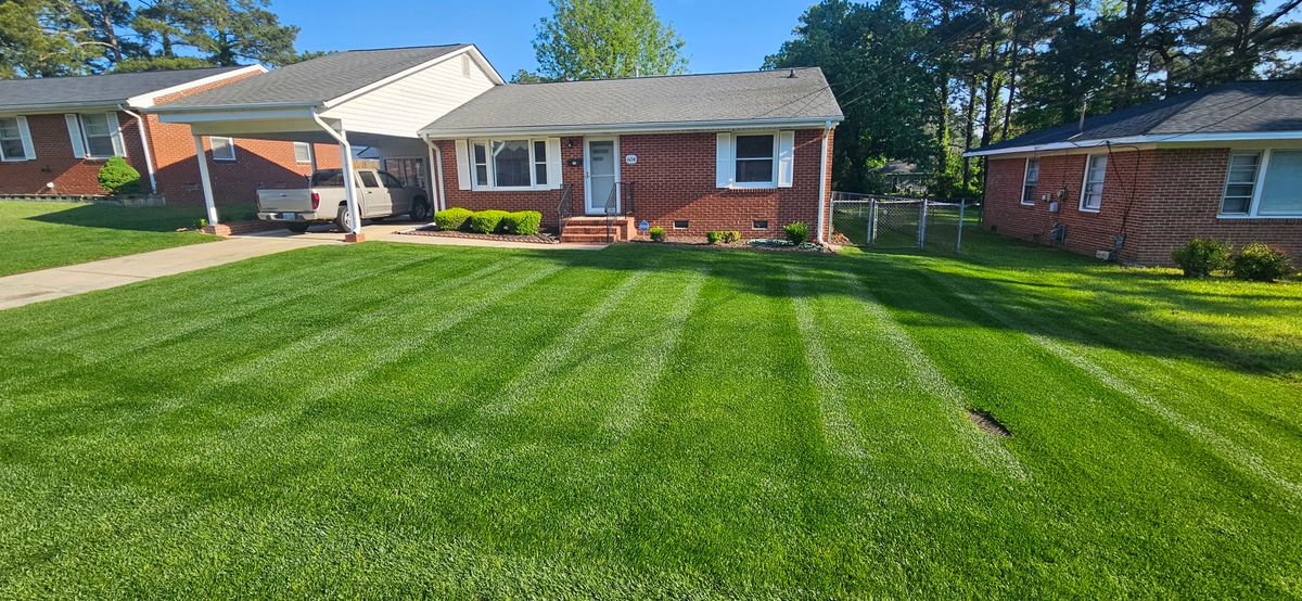 Sod Installation for Natures Accent in Wilson, NC