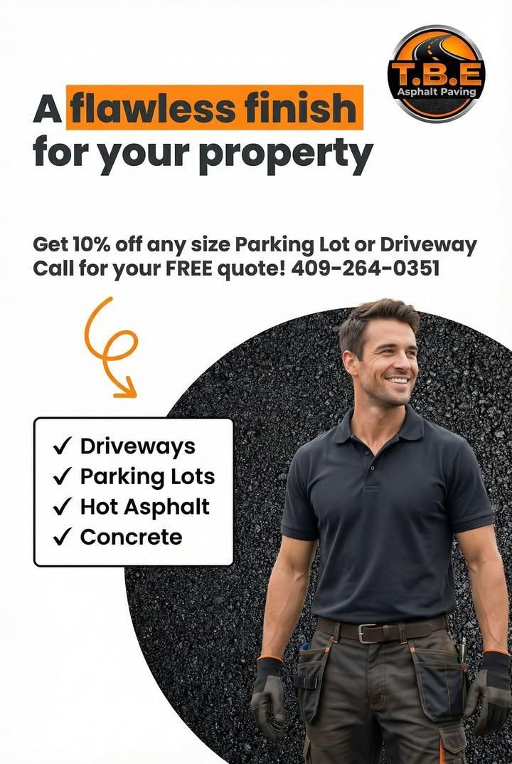 Driveway Paving for T.B.E Asphalt Paving in Spring, TX