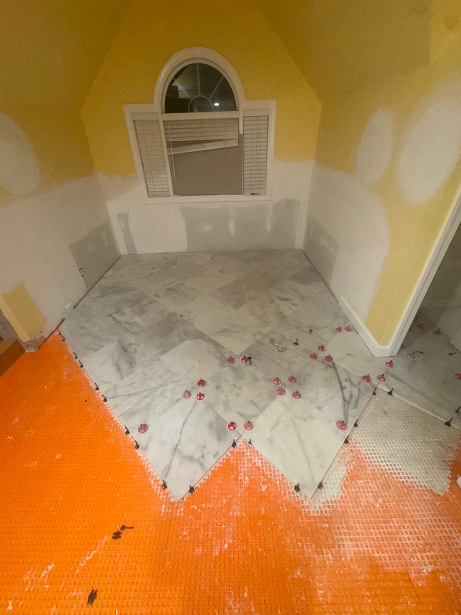 Tile Setting for A-L Tile in Saluda, SC