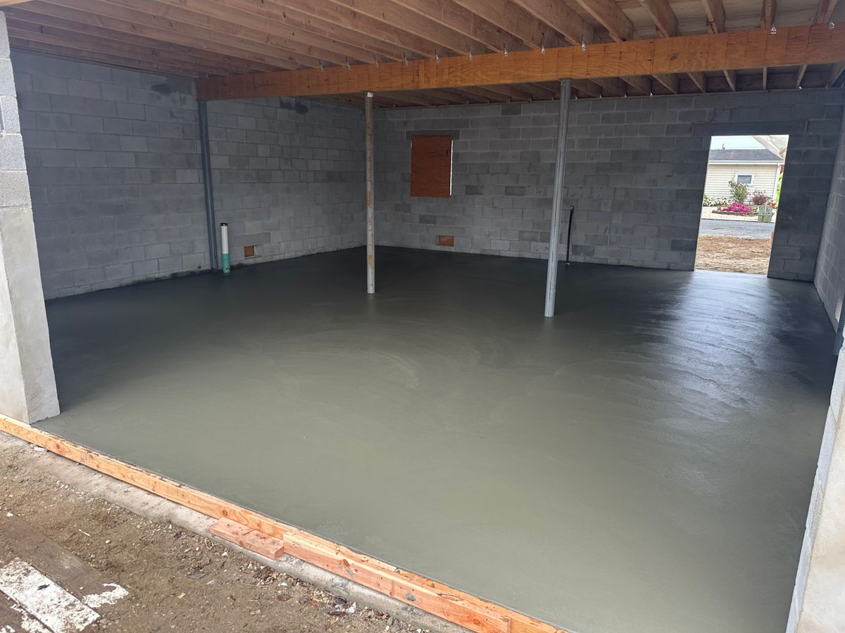 Concrete Driveway Installation for DiDaniele Masonry in Tuckerton, NJ