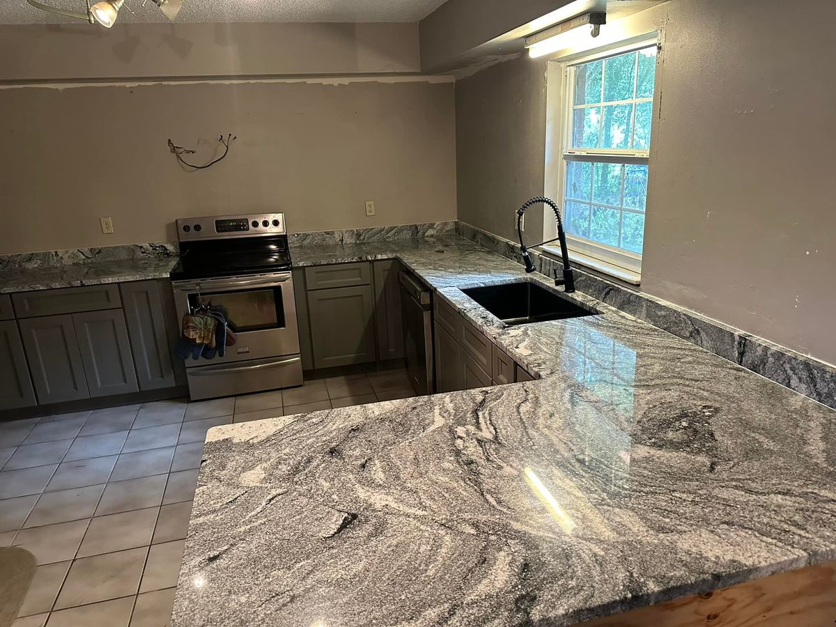 Natural Stone Countertop Installation for Supreme Stone in Ocala, FL