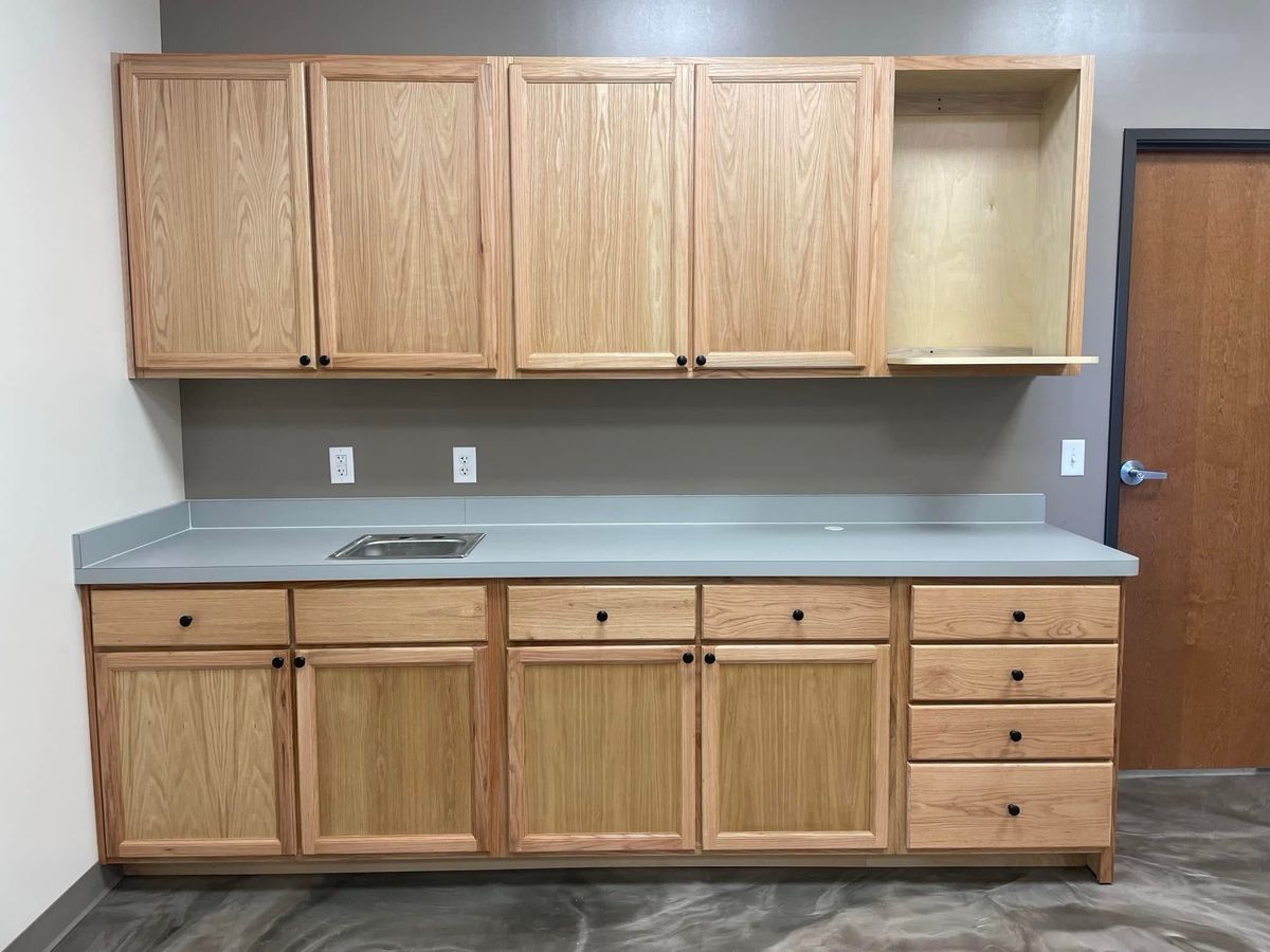 Kitchen Cabinet Refinishing for Son Construction in San Antonio, TX