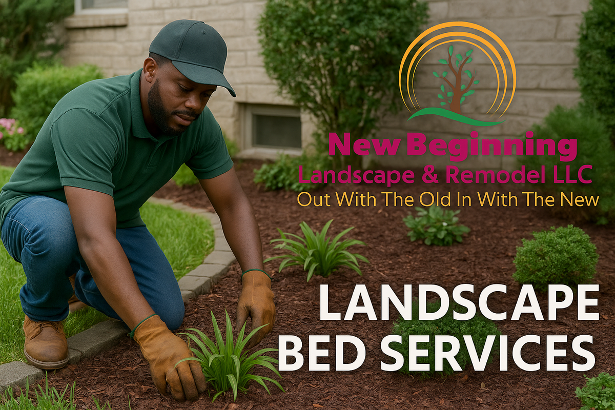 Landscape Bed Services for New Beginning Landscape & Remodel LLC in Atlanta, GA