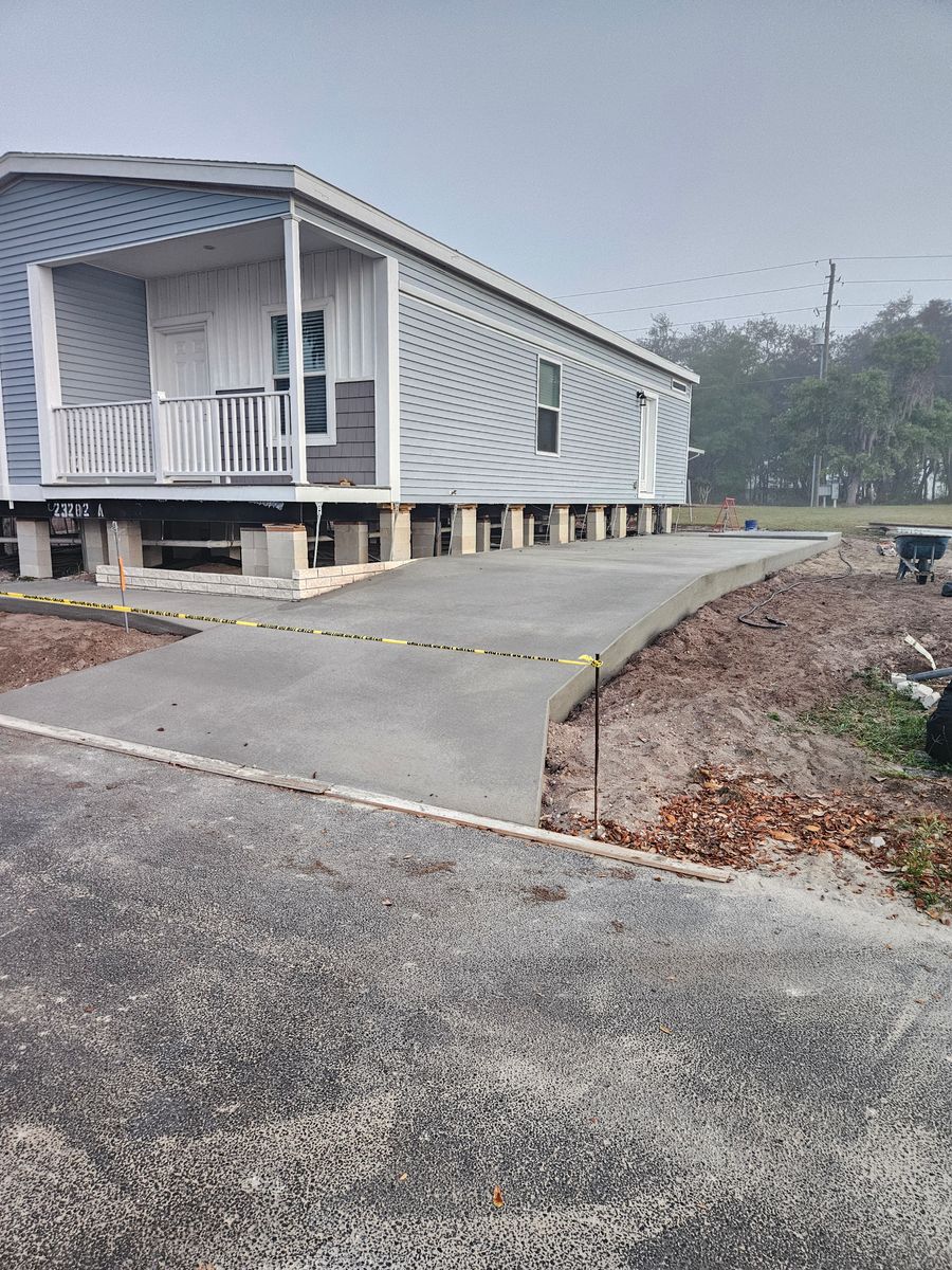 Driveway Construction for Clark Masonry in Lake County, FL