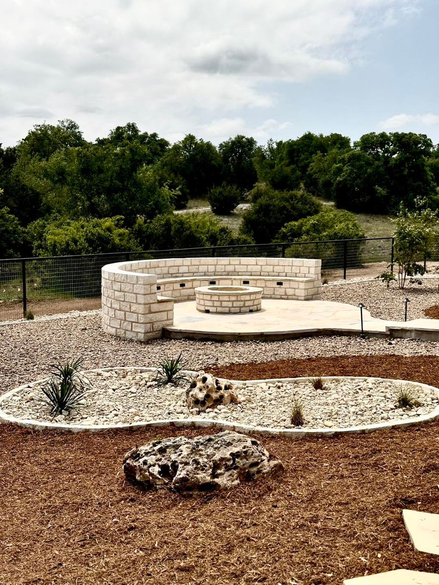 Landscape Design for N. B. Fence & Landscape in New Braunfels, TX