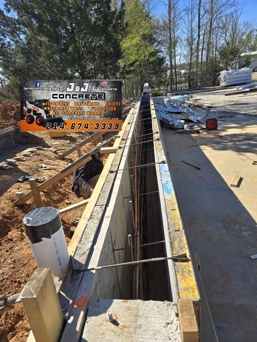 Stair Design & Installation for J&J Concrete in Scurry, TX