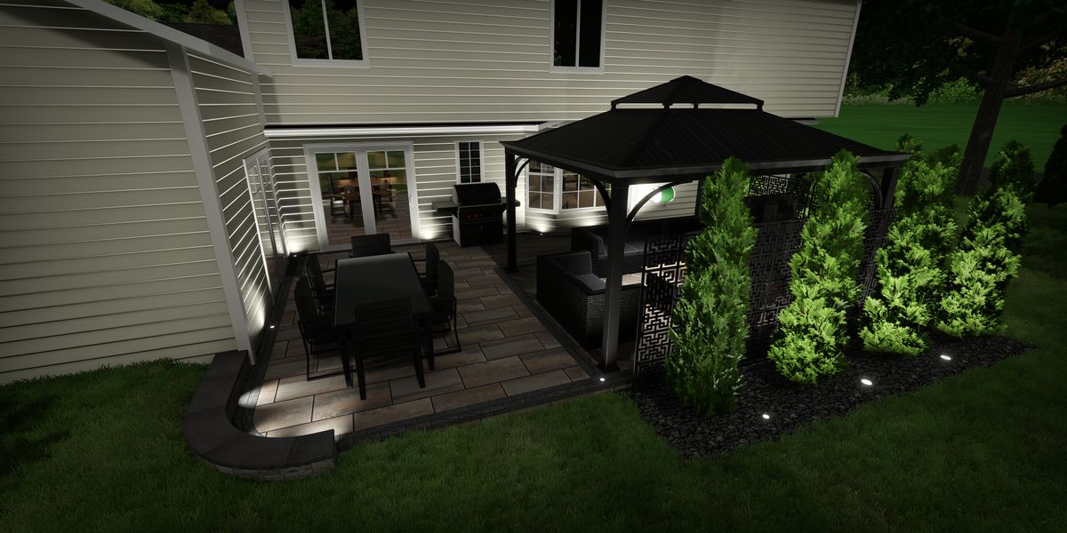 Outdoor Space 3D Renderings for Sunstone Construction in Oakland County, MI