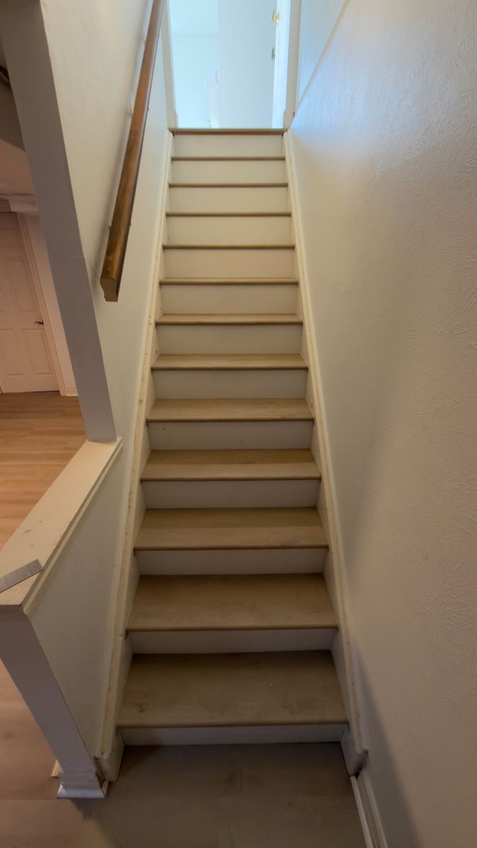 Stairs installation & handrails for Alpha Flooring & Painting Services. in Centennial, CO
