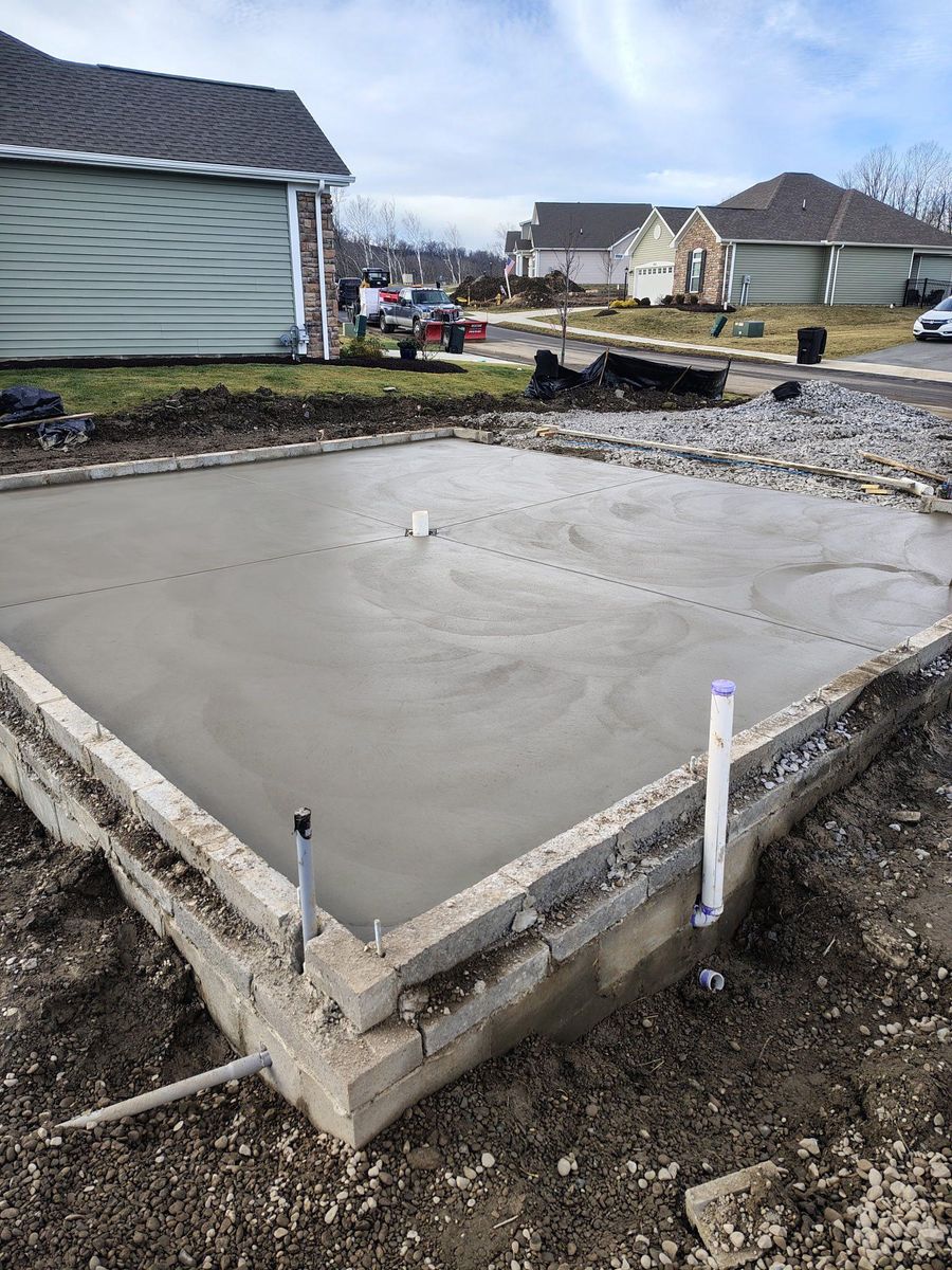 Excavating for Detwiler Landscaping & Concrete in Butler County, PA