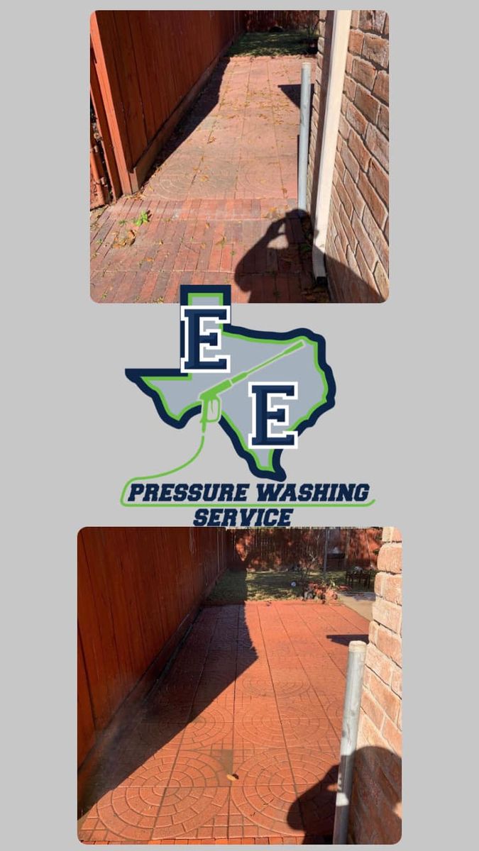 Hardscape Cleaning for E&E Pressure Washing Service in Houston, TX