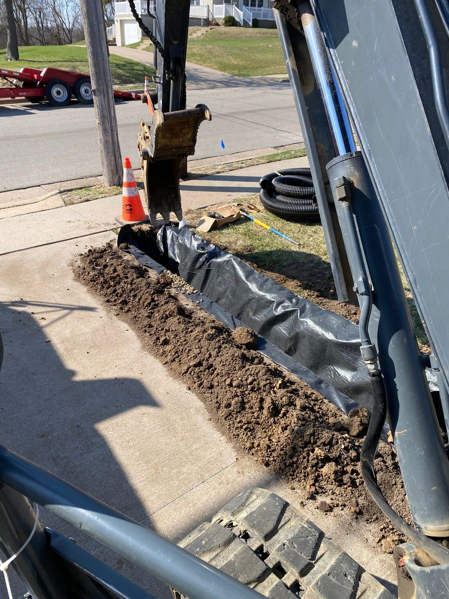 Driveway Install for TDC Excavating in Dubuque, IA