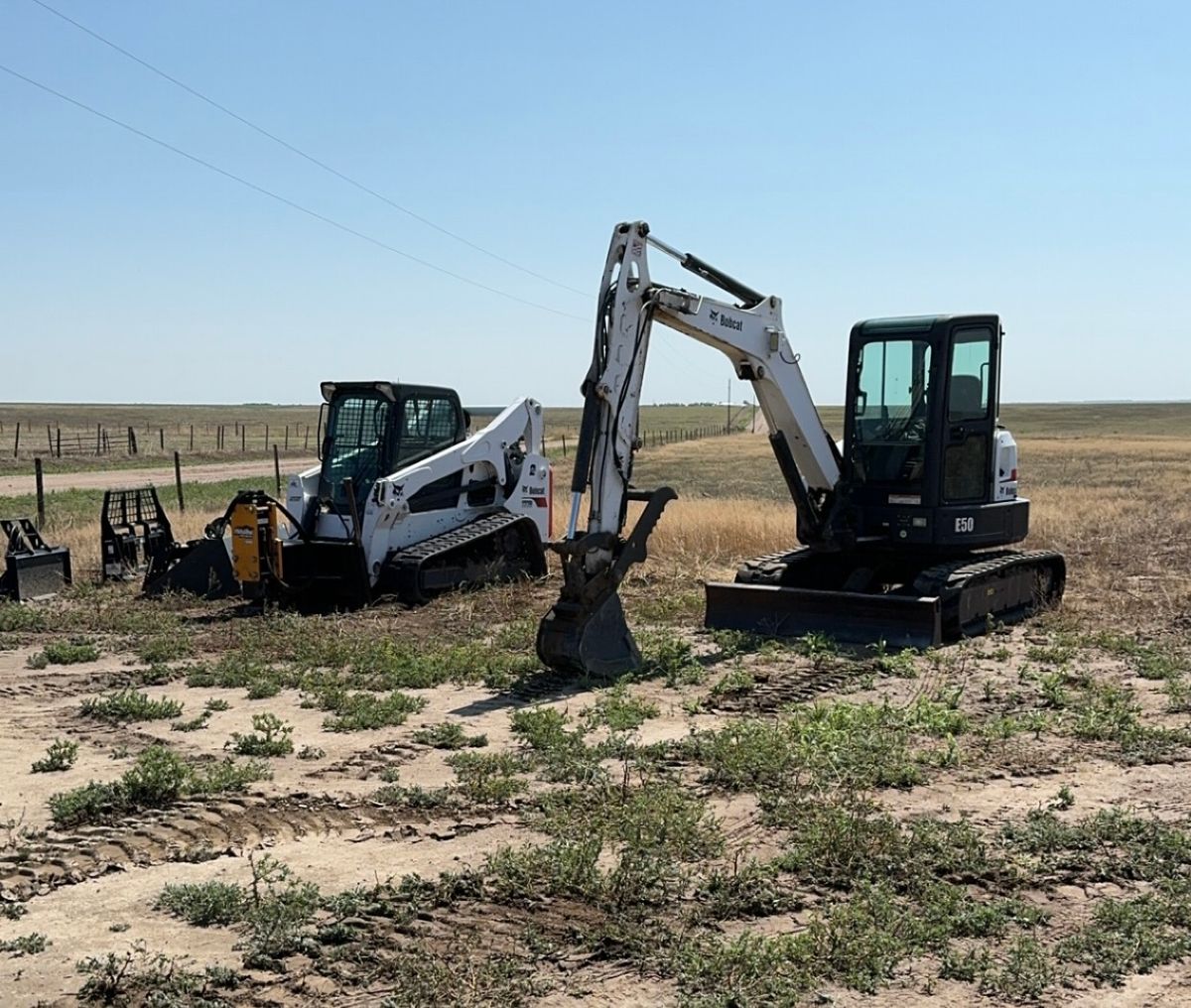 Excavation, water tanks and concrete for Bullseye Services in Goodland, KS