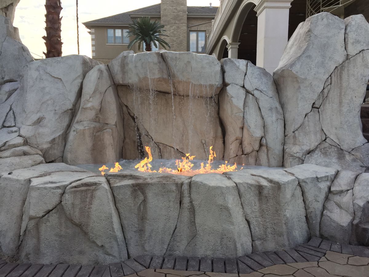 Custom Carved Concrete for Texas Curb N Borders in Houston, TX