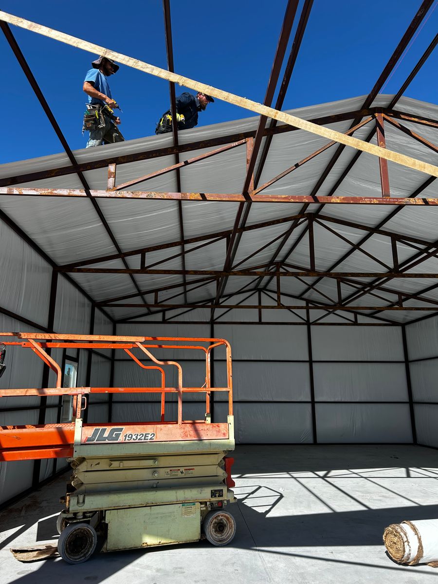 Oklahoma Residential Steel Buildings ( shops, Barndominiums, add-ons) for A-N-H Construction LLC in Oklahoma City, OK