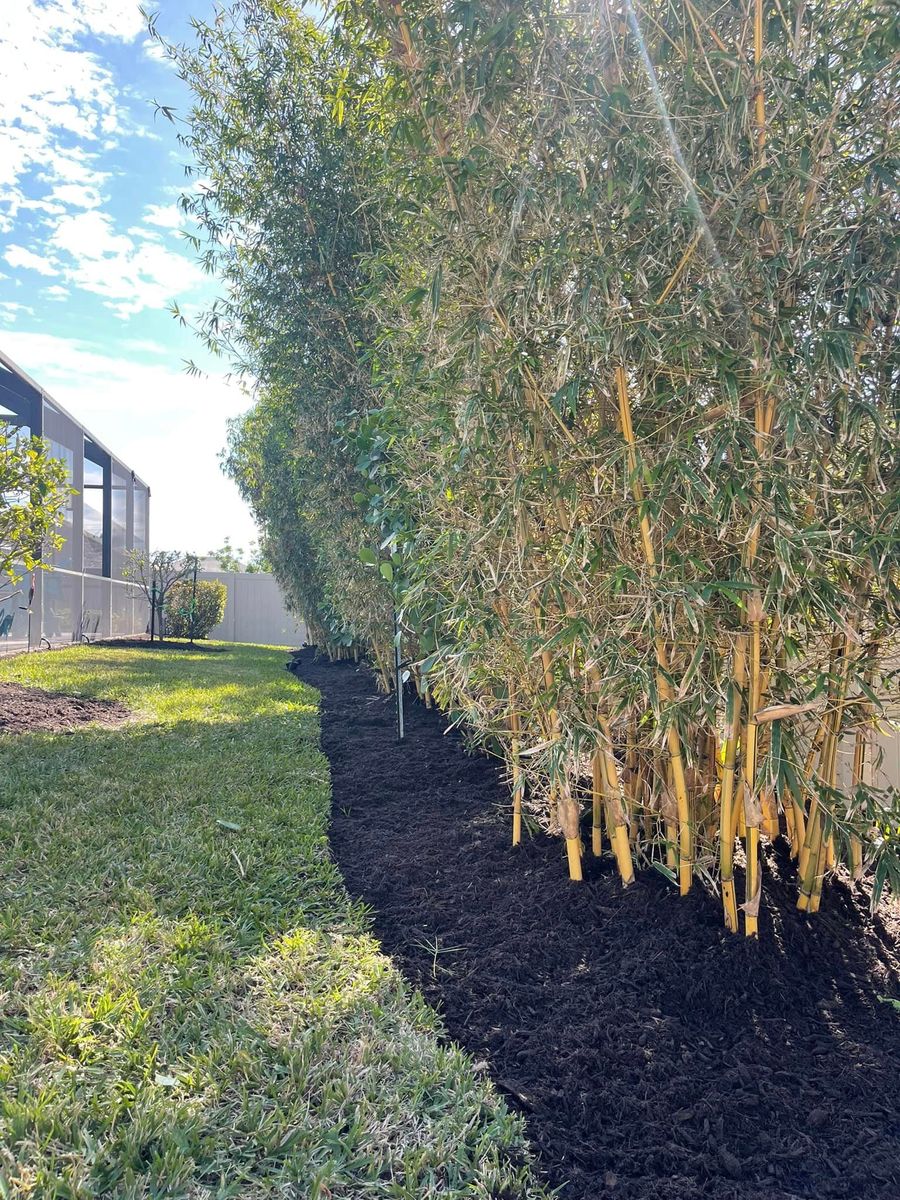 Mulch Installation for Greystone Site Services in Fort Myers,, FL