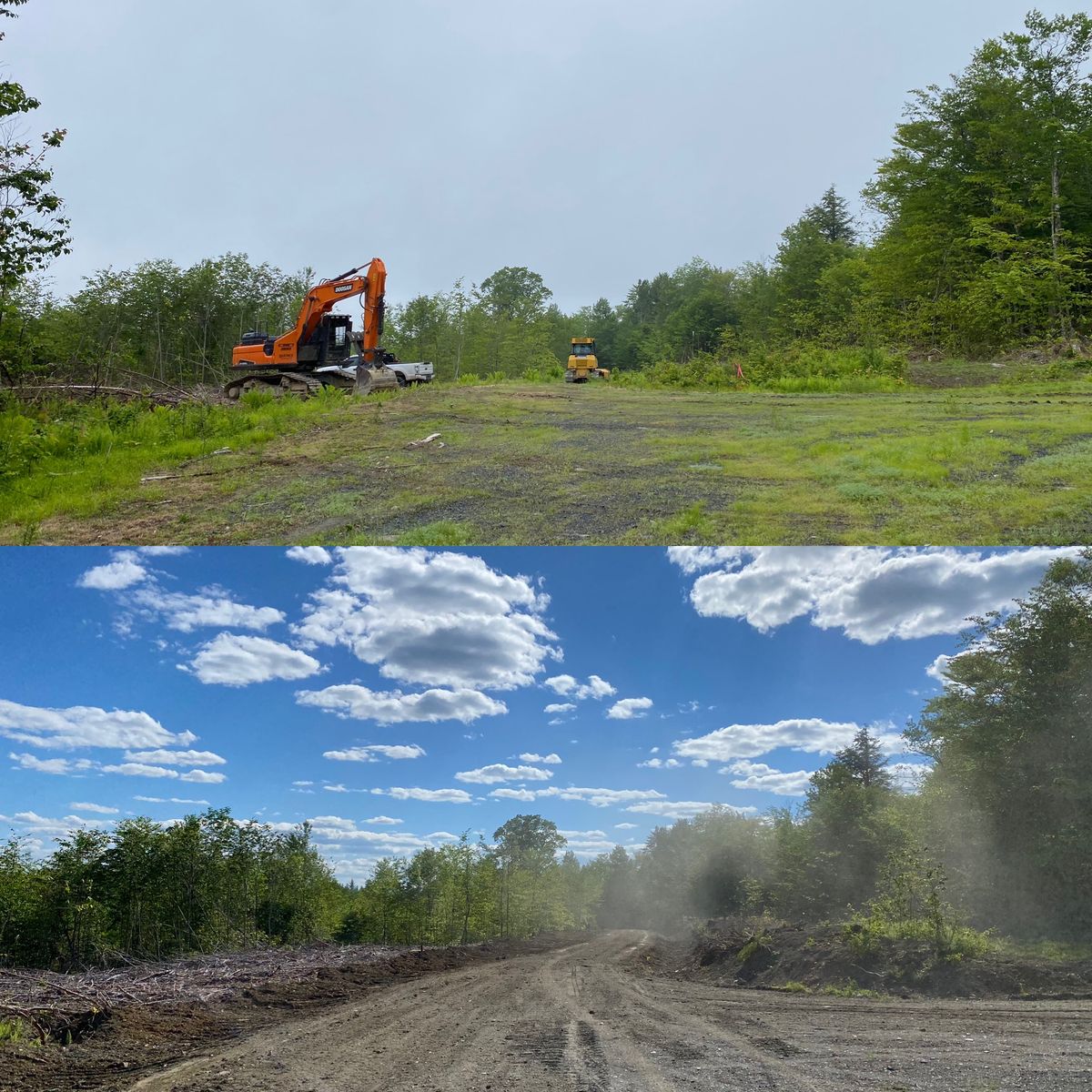Road Building for Gardner Road Company in Winn, ME