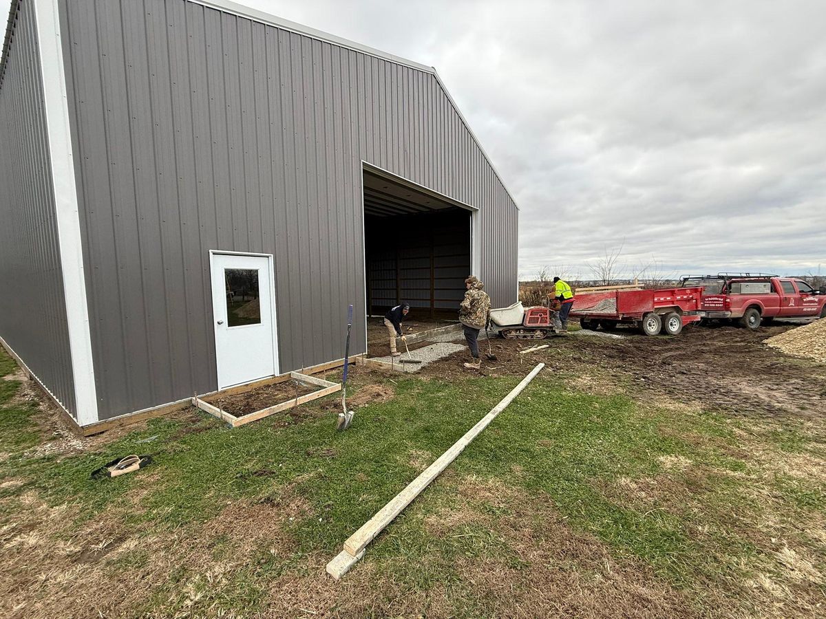 Porches, Patios, & Firepits for Whitfield Concrete Construction in Solsberry, IN