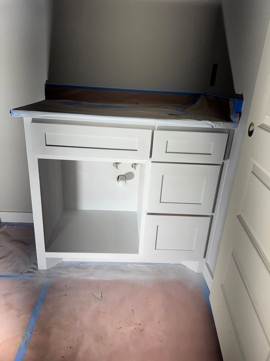 Cabinet Refinishing for J&C Painting in Mabank, TX