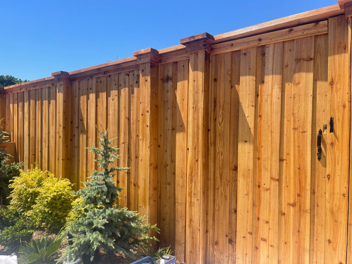 Wood Fencing Installation for B1D Fencing & Outdoors in Fort Worth, TX