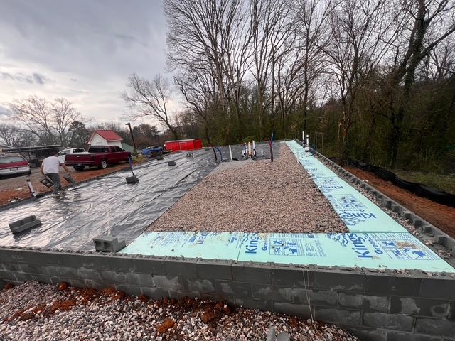 Concrete Slab Construction for A&J Concrete Service in Knoxville, TN