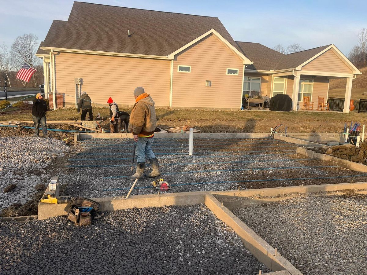 Excavating for Detwiler Landscaping & Concrete in Butler County, PA